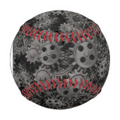 古い錆状の金属ギアまたは機械部品 野球ボール (正面)