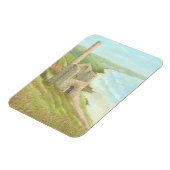 古い錫鉱山、コーストパス、コーンウォール写真マグネット マグネット (左側)