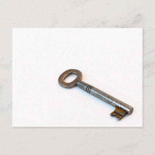 古い鍵 ポストカード (正面)
