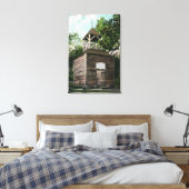 古い鐘楼#のビュー キャンバスプリント (インサイチュ (寝室))