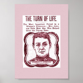 古い閉経時広告ヴィンテージ画像 ポスター