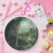 古い開拓地の絵  (1881) - 紙皿 (パーティー)