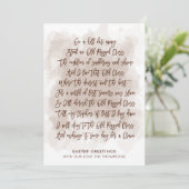 古い険しいクロス歌詞スエレガントクリプトイースター シーズンカード (スタンド正面)