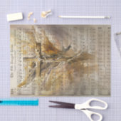 古い険しい十字架 薄葉紙 (クラフト)