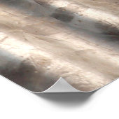 古い雑誌とさびた波形のテクスチャの背景。 ポスター (角)