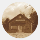 古い雑貨店 – ステッカー (正面)