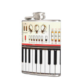 古い電気キーボード フラスク (左)