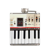 古い電気キーボード フラスク (裏面)