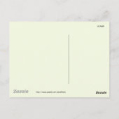 古い電気キーボード ポストカード (裏面)