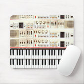 古い電気キーボード マウスパッド (マウス)