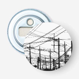 古い電話と電源ライン 栓抜き