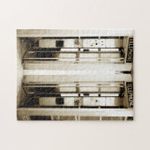 古い電話ボックス写真 ジグソーパズル (横)