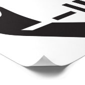 古い電話記号 ポスター (角)