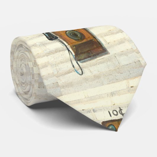 古い電話 ネクタイ (ロール)