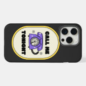古い電話、今夜電話して iPhoneケース (裏面横)