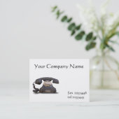 古い電話 名刺 (スタンド正面)