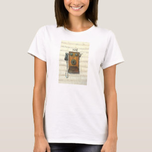 古い電話Tシャツ Tシャツ