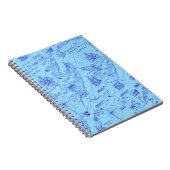 古い青い海図の船とコンパス ノートブック (右側)