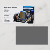 古い青II 名刺 (正面/裏面)