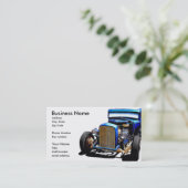 古い青II 名刺 (スタンド正面)