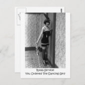 古い静かムービー写真 ポストカード (正面/裏面)