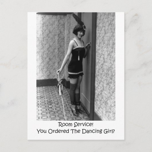 古い静かムービー写真 ポストカード (正面)