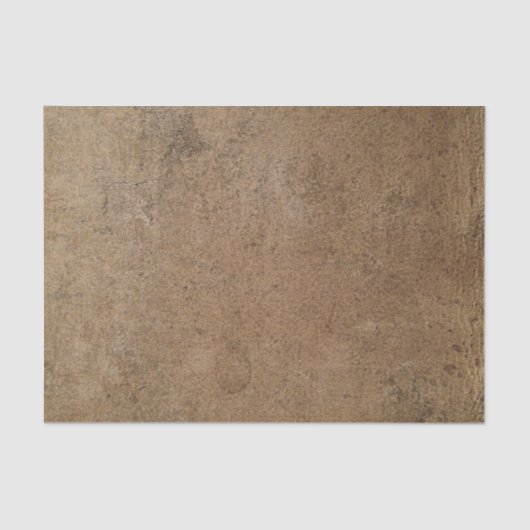 古い革の本のカバーたばこ茶色 薄葉紙 (正面)