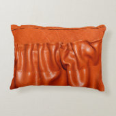 古い革ヴィンテージ車の座席詳細。青、過ぎ去り、 アクセントクッション (裏面)