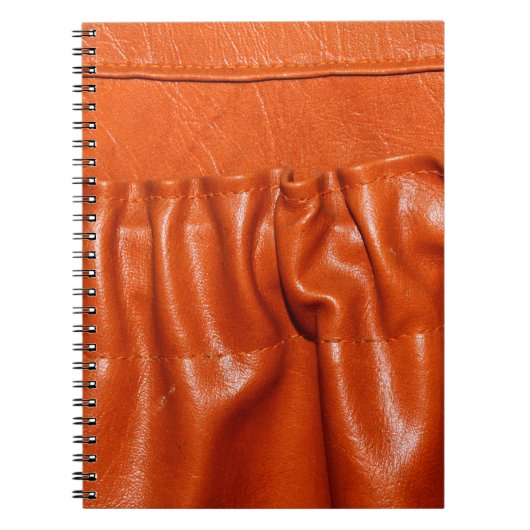 古い革ヴィンテージ車の座席詳細。青、過ぎ去り、 ノートブック (正面)