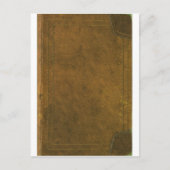 古い革表紙 ポストカード (正面)
