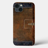 古い革表紙 Case-Mate iPhoneケース (裏面)