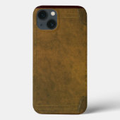 古い革表紙 Case-Mate iPhoneケース (裏面)