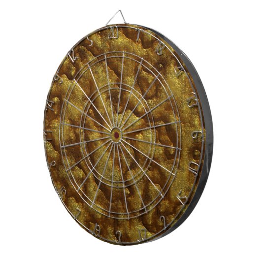 古い革 ダーツボード (正面右)