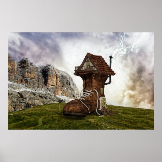 古い靴屋のポスター ポスター (正面)