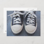 古い靴 ポストカード (正面/裏面)