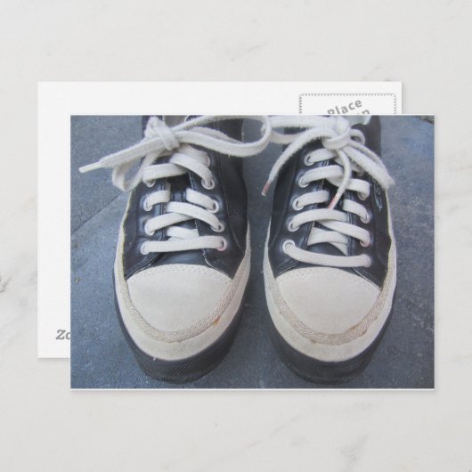 古い靴 ポストカード (正面/裏面)