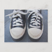 古い靴 ポストカード (正面)