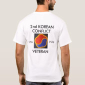 古い韓国DMZ 1 Tシャツ (裏面)