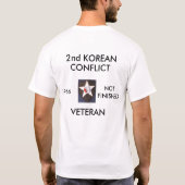 古い韓国DMZ 1 Tシャツ (裏面)