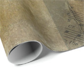 古い音楽とカラス ラッピングペーパー (ロールコーナー)