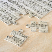 古い音楽 ジグソーパズル (側面)