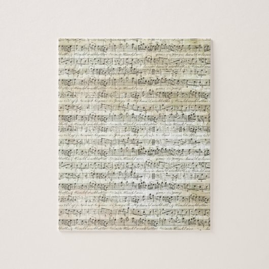 古い音楽 ジグソーパズル (縦)