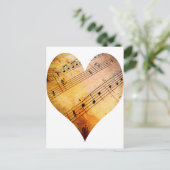 古い音楽 ポストカード (スタンド正面)