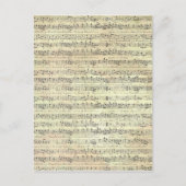 古い音楽 ポストカード (正面)