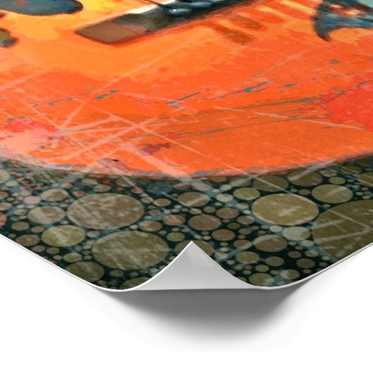 古い音響ポスター ポスター (角)