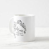 古い頑丈なクロスコーヒーマグ コーヒーマグカップ (正面左)