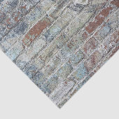 古い風化させたレンガ壁の質 薄葉紙 (詳細)