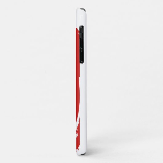 古い風化したグランジ星とストライプ米国国旗 Case-Mate iPhoneケース (裏面/左)