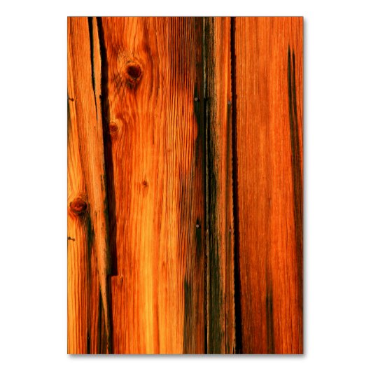 古い風化したバーボード テーブルナンバー (正面)