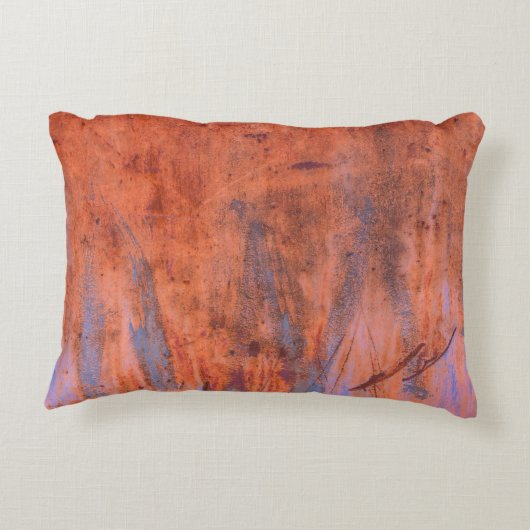 古い風化した錆びたテクスチャ要約、熟成、熟成、 アクセントクッション (裏面)